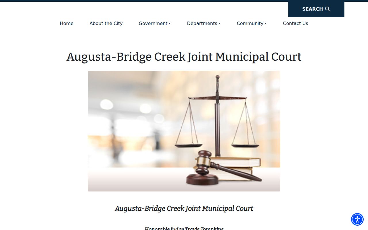 Official Augusta–Bridge Creek Joint Municipal Court page